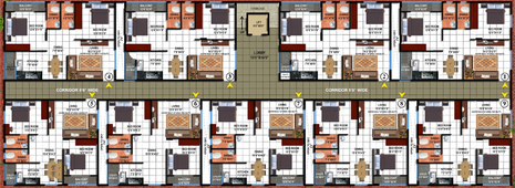 Floor Plan of Celebrity Cascade in Bommasandra, Bangalore - Image 101206