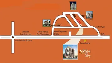 Location of Vikas Arsh Glory - Image 167260