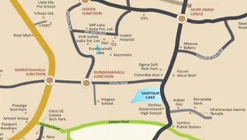 Location of Sree Urban Orchids Phase 2 - Image 101216