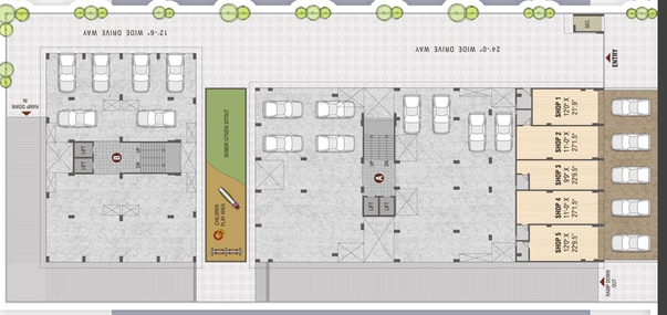 Master Plan of Siddharth Heights in Vavol, Gandhinagar - Image 100956