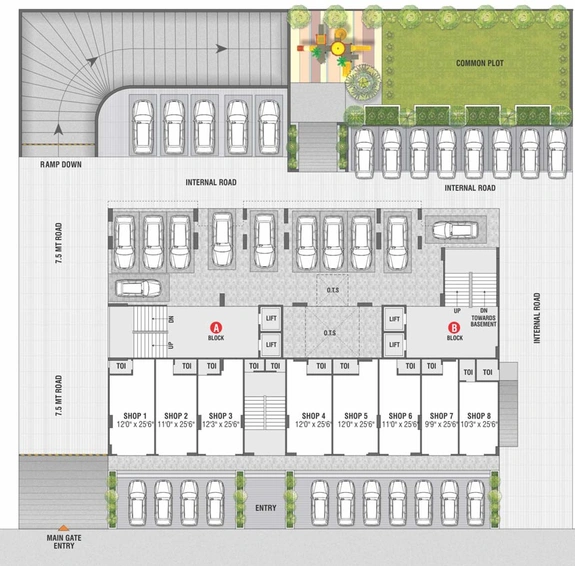 Master Plan of Shreeji Sahjanand Srushti in Sargasan, Gandhinagar - Image 100964