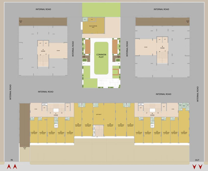 Master Plan of Rajnandan Raj Iconza in Raysan, Gandhinagar - Image 101135
