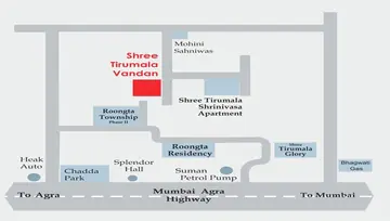 Location of Roongta Shree Tirumala Vandan - Image 165348
