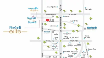 Location of Shreeji Siddheshwari Elite - Image 100971
