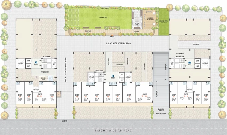 Master Plan of Shreeji Siddheshwari Elite in Pethapur, Gandhinagar - Image 100973
