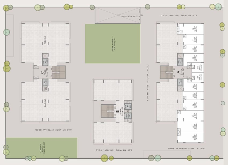Master Plan of Uma Atishay Shivalay 3 in Sargasan, Gandhinagar - Image 101108