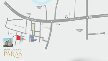 Location of Roongta Shree Tirumala Paras - Image 165329