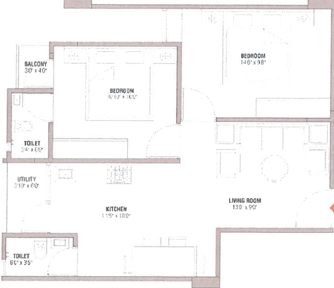2 BHK Flat in Satnam Surya Heights in Nana Chiloda, Ahmedabad - Image 691126