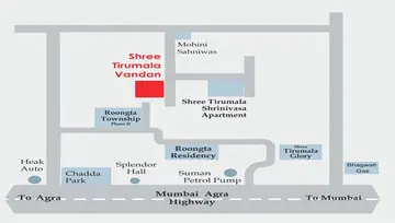 Location of Roongta Shree Tirumala Prayag - Image 165334