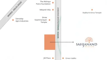 Location of Sahjanand Heaven - Image 101349
