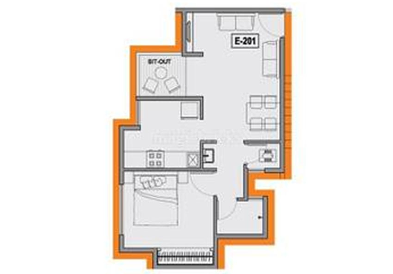 1 BHK Flat in United Sanskruti Phase 1 in Aurangabad Road, Nashik - Image 809527