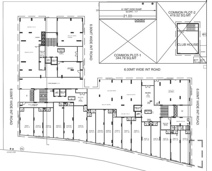 Master Plan of Vision Ventilla in Kudasan, Gandhinagar - Image 101356