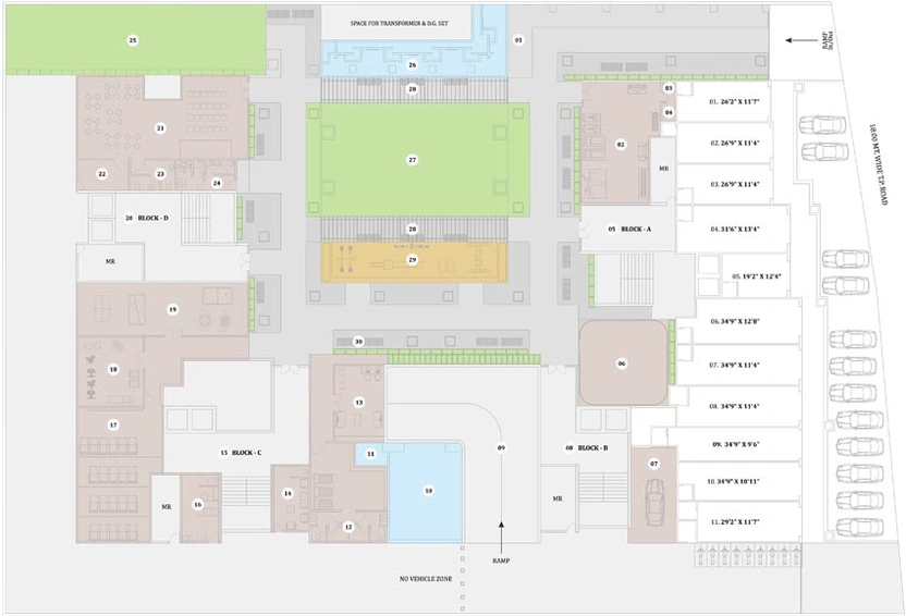 Master Plan of Dev Aashish Pride Plus in Nava Naroda, Ahmedabad - Image 101158