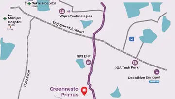 Location of Greennesto Primus - Image 101248