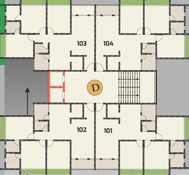 Floor Plan of Dev Aashish Pride & Plaza in Nava Naroda, Ahmedabad - Image 101402