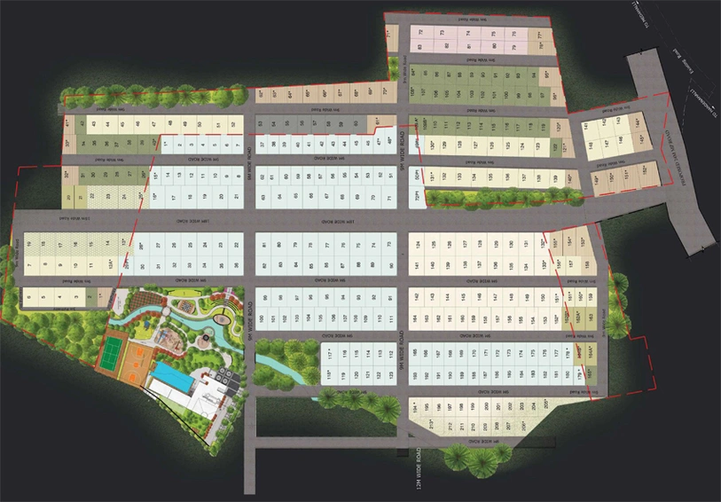 Master Plan of JRC Palladio in Sarjapur, Bangalore - Image 101257