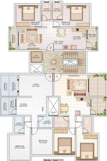 Master Plan of Roongta Classique in Indira Nagar, Nashik - Image 165258