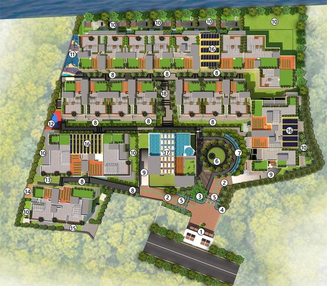 Master Plan of Keya Life By The Lake in Hebbal, Bangalore - Image 101323