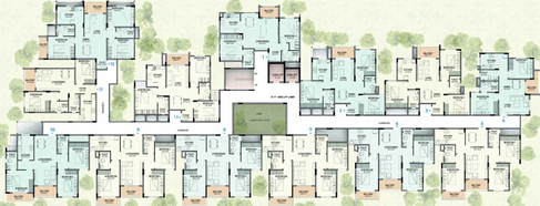 Floor Plan of Land Capital Calista in Yelahanka, Bangalore - Image 101329