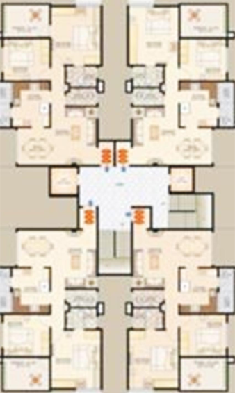Floor Plan of Himalaya Empire in Narendra Nagar, Nagpur - Image 160244