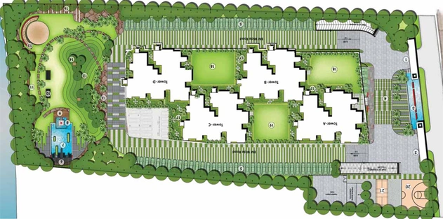 Master Plan of Navami Landmaark in Rajarajeshwari Nagar, Bangalore - Image 101372