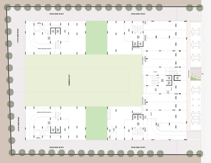 Master Plan of Anjani The Midas in Kudasan, Gandhinagar - Image 101465