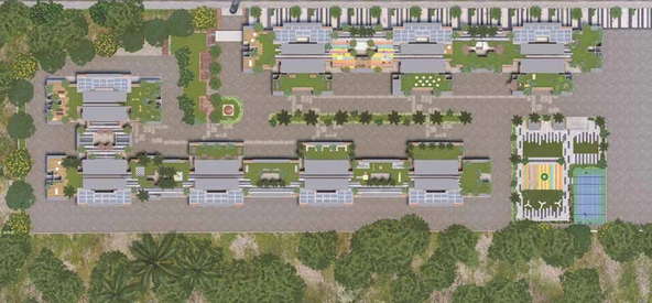 Master Plan of Poonam Sky City in Virar West, Palghar - Image 18917