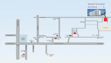 Location of Roongta Shree Tirumala Anmol - Image 165299
