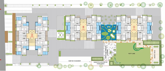 Master Plan of Elite Greens in Gota, Ahmedabad - Image 101521
