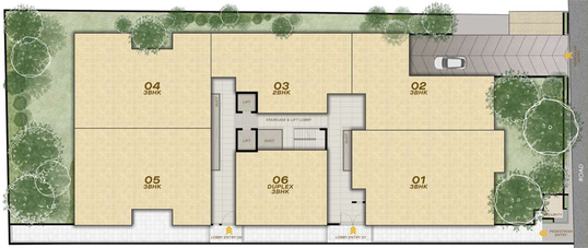 Master Plan of SP Serenity in Mahalakshmi Layout, Bangalore - Image 101557