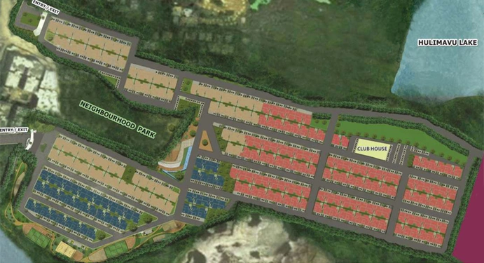 Master Plan of Valmark City Ville in Bannerghatta, Bangalore - Image 101705