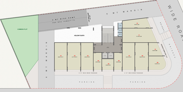 Master Plan of Shivashish Sixty in Uvarsad, Gandhinagar - Image 101598
