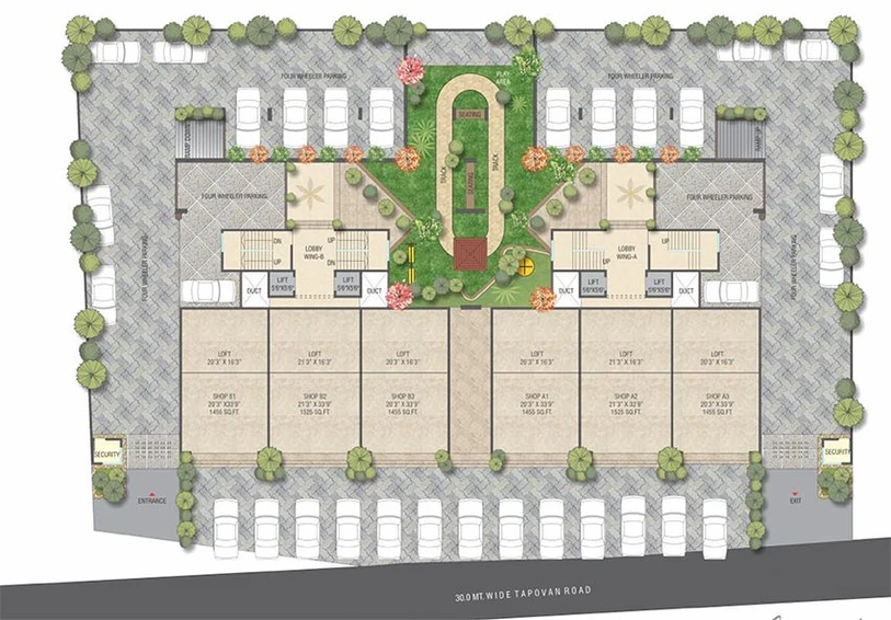 Master Plan of Navkar Nxt in Dwarka, Nashik - Image 163993