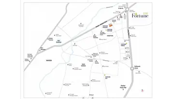 Location of Vedant The Fortune - Image 101746