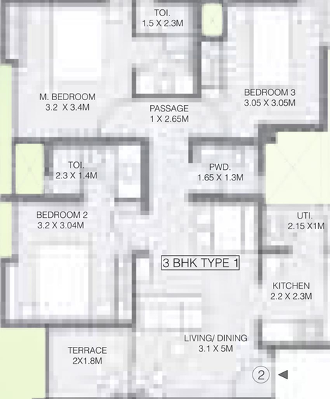 3 BHK Flat in Godrej Greens in Undri, Pune - Image 824028