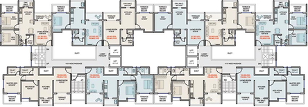 Floor Plan of Vishal Viviana in Mundhwa, Pune - Image 180859