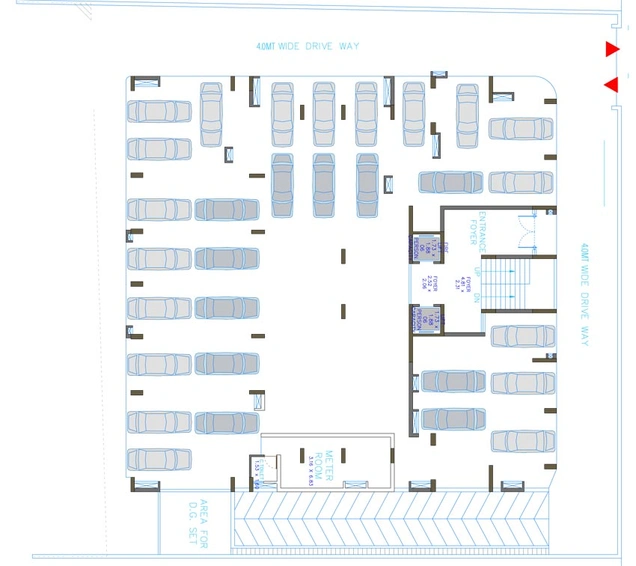 Master Plan of Aarshis Morena Apartment in Ambawadi, Ahmedabad - Image 101767