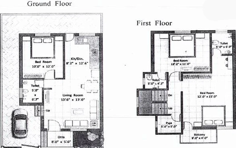 3 BHK House/Villa in Ravi Pranav Bungalows in Waghodia Road, Vadodara - Image 823639