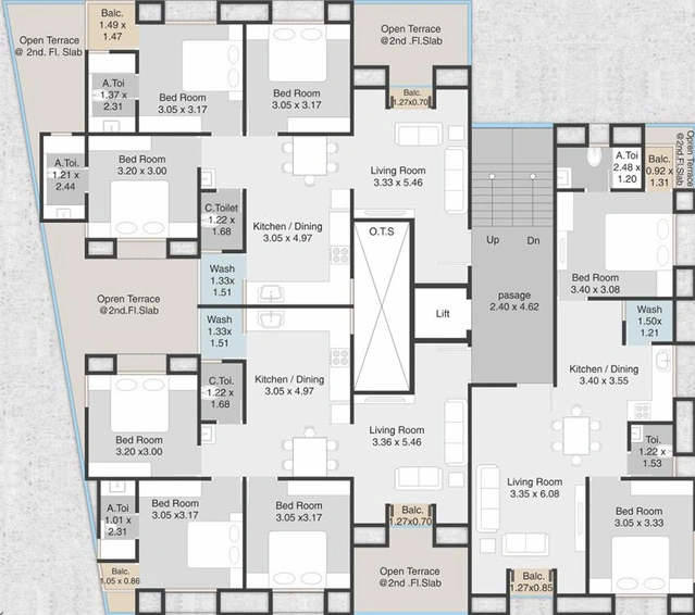 Floor Plan of Shiv Devashish Square in Harni, Vadodara - Image 185044