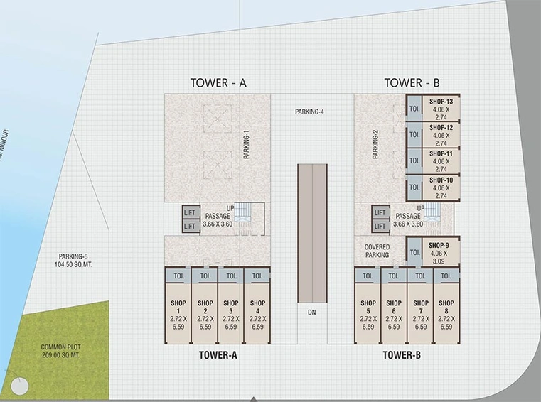 Master Plan of Ravi Madhuvan Residency in Chhani, Vadodara - Image 187319