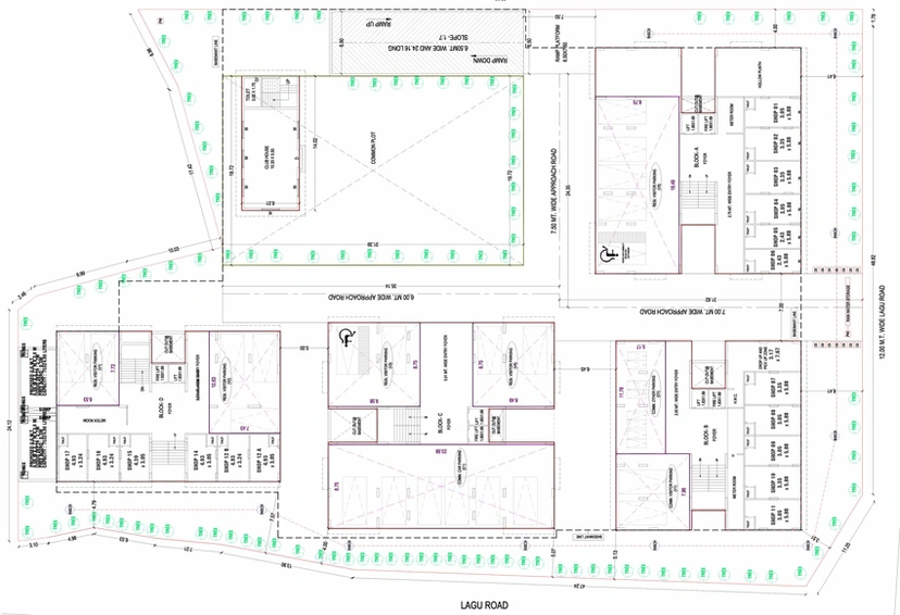 Master Plan of Shreeji River Avenue in Pethapur, Gandhinagar - Image 101657