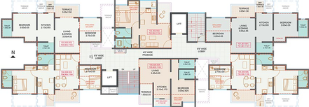 Floor Plan of Chandrarang Serenity in Wakad, Pune - Image 180268