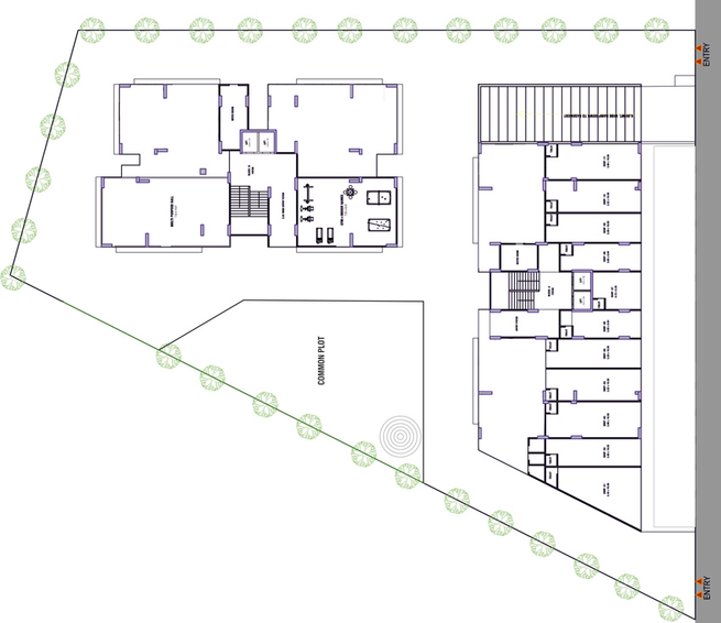 Master Plan of Mahalakshmi Satvam Skyline in Sargasan, Gandhinagar - Image 101667