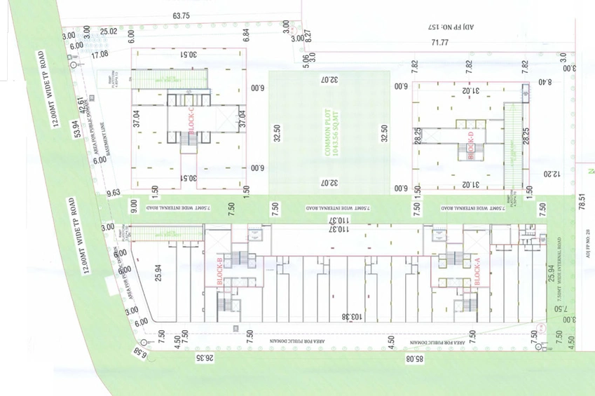Master Plan of Samved The Grasslands in Kudasan, Gandhinagar - Image 101676