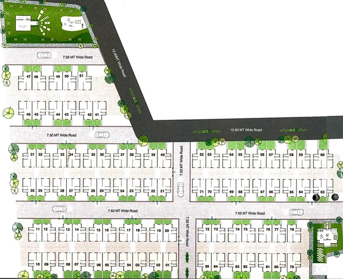 Master Plan of Sun Shreeji Serenity in Sevasi, Vadodara - Image 202442