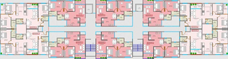Floor Plan of Panache Aura in Moshi, Pune - Image 183453