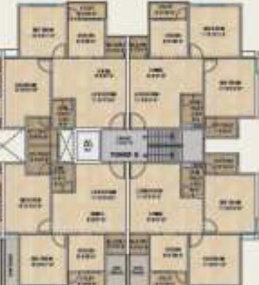 Floor Plan of Koriya Kishan Enclave in Gotri, Vadodara - Image 186952