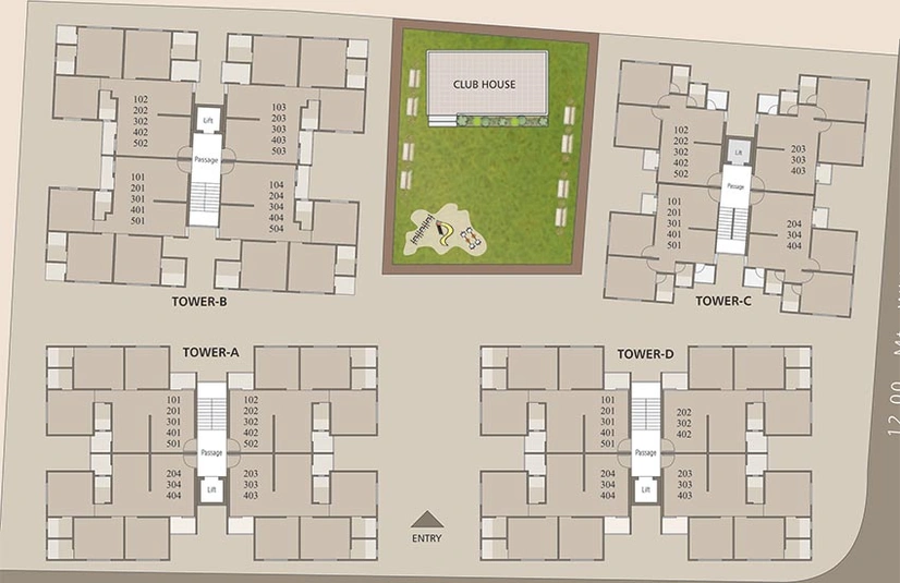 Master Plan of Saral Life Arena in Gotri, Vadodara - Image 185344
