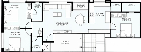 3 BHK Flat in Horizon Shivam Aura in Subhanpura, Vadodara - Image 824174