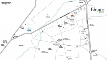 Location of Vedant Fortune Parisar - Image 101774